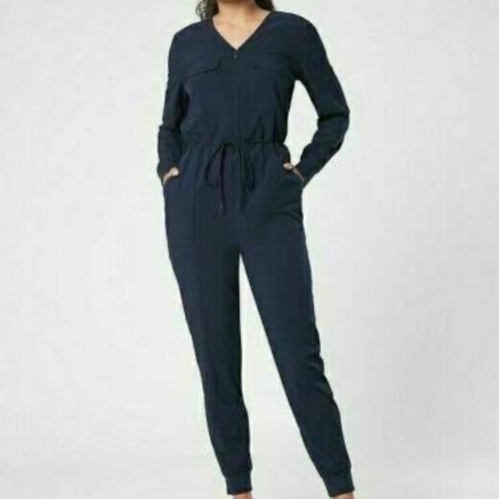 Athleta Zuma Jumpsuit Small NWT Navy